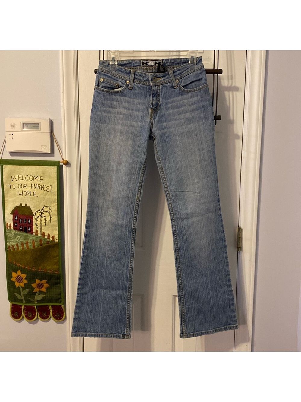 R4R Rave jeans, low cut, size 5, bootcut